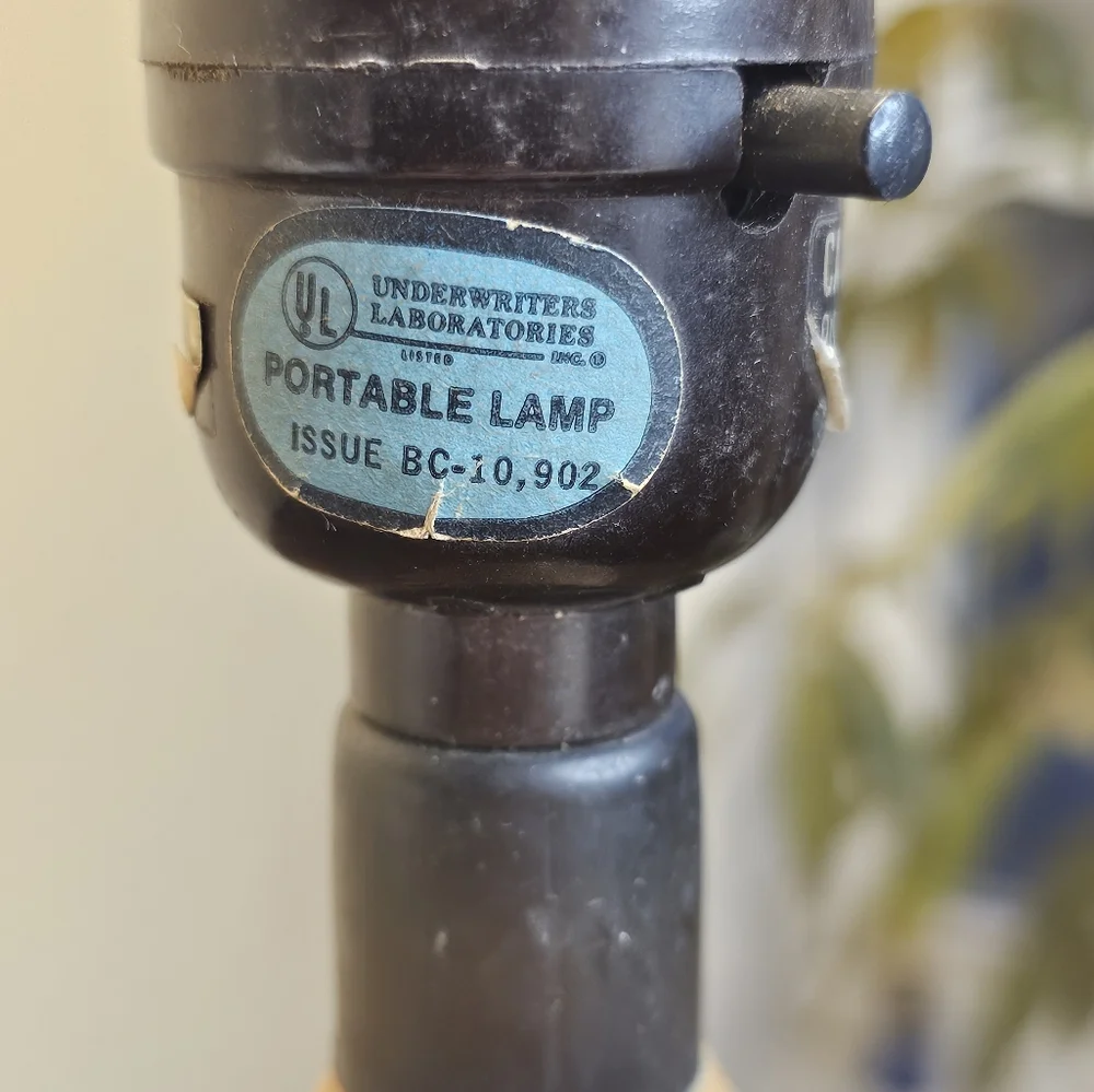 Vtg 80's Post Modern Oversized Blue Pencil Pop Art Maximalist Desk Table Lamp‎